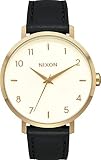 Nixon Damen Analog Quarz Smart Watch Armbanduhr mit Leder Armband A1091-2769-00