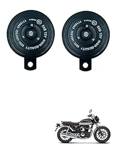 Znee Smart Motorcycle Horn Loud Sound Waterproof 12V 110DB (Set of 2) for Honda Hness CB350
