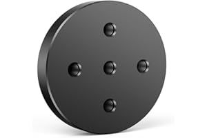 FEICHAO Magnetische Basis Handyhalterung, Mini 1/4 Zoll Stativhalterung, kompatibel mit MagSafe Handyständer-Zubehör (magnetische Basis, schwarz)