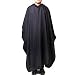 ULTNICE 150 x 120cm Hair Salon Cape Hairdressing Cape Barber Hair Cutting Gown Cover (Black)