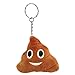 Produktbild Nunubee Emoji Schlüsselanhänger Plüsch Kissen Stil Schlüsselring Schlüssel Zubehör Schlüsselwölbung Dekorative Anhänger für Geldbörse /Tasche /Auto, Poo-Form