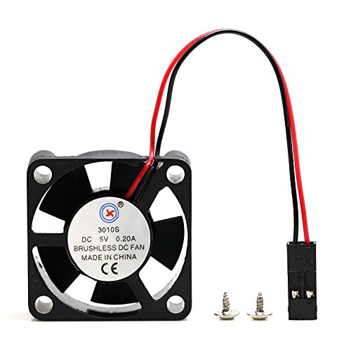 Micro USB 5V 3000mA Adaptador Interruptor de alimentaci  n   Caja de caja negra ABS   disipador de calor   ventilador para Raspberry Pi  equipo b  sico de experimentaci  n de arrancador de escritorio 