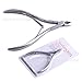 MLMSZ Stainless Steel Manicure Nail Art Cuticle Clipper Nipper Dead Skin Scissors