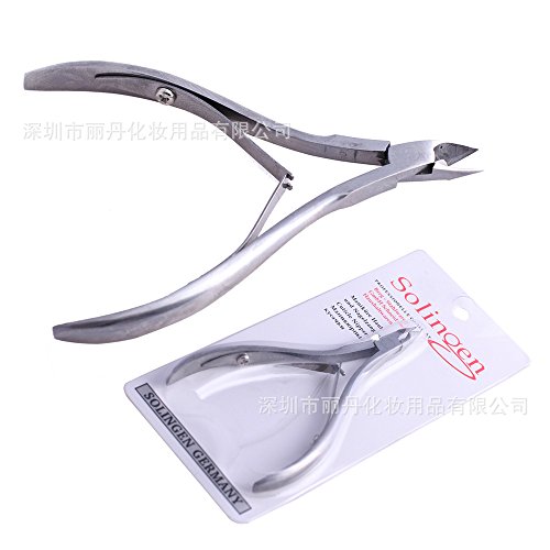 MLMSZ Stainless Steel Manicure Nail Art Cuticle Clipper Nipper Dead Skin Scissors