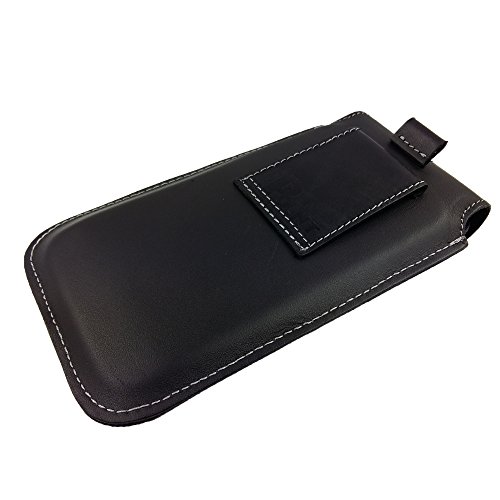 handy-point Flap Universell 5,1'' - 5,7'' Smartphones, GÃ¼rteltasche mit Schlaufe aus Echtleder, Tasche fÃ¼r GÃ¼rtel Handytasche, GÃ¼rtelschlaufe, Befestigung fÃ¼r den HosengÃ¼rtel, Ledertasche, LederhÃ¼lle, Leder, fÃ¼r iPhone 6 Plus, 6S Plus, iPhone 7 Plus,  Samsung Galaxy A5 2016, Note Edge, Note 3, S6 Edge+, S7 Edge, Huawei P8, P9, P9 Lite, Mate S, G8, Mate 8, Google Nexus 6, 6P, OnePlus One, Two, LG G Flex 2, G4, G5, Motorola Moto X Style, Play, Microsoft Lumia 950 XL ... schwarz
