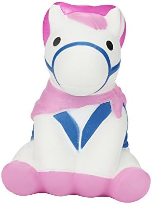 Jumbo Cartoon Cowboy Horse Unicorn Squishy Toys, GreatestPAK Joyful Squishies Slow Rising Stress Reliever Cute Squeeze Toy Gift For Girls Boys Adults