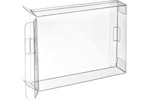 Ruitroliker 10pcs Carts Clear CIB Game Box Case Protector Sleeve for Mega Drive Gensis Master 32X Box Protector