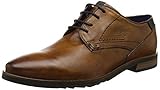 Innensohle: Leder bugatti Herren 312539014100 Derbys, Braun (Cognac), 42 EU