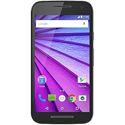 Motorola Moto G 3ª Generación - Smartphone de 5" (4G, cámara 13 MP/5 MP, 8 GB, Quad Core 1.4 GHz, 1 GB de RAM, Android 6.0) color negro