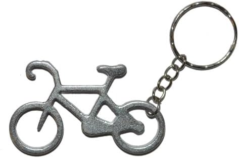 Silver Bike Keyring / Bottle Opener