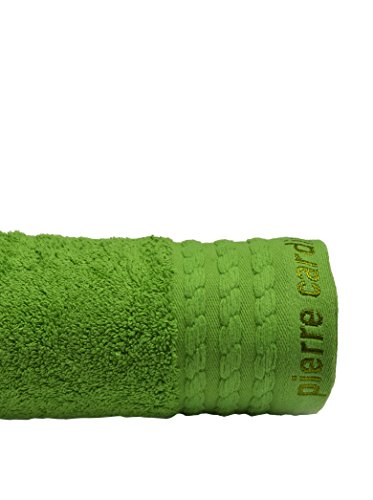 Pierre Cardin Toalla Vendome, Algodón Peinado, Verde, 37x27x0.8 cm