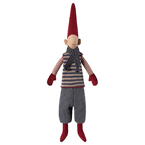 Preisvergleich Produktbild Maileg Pixy Wichtel Junge mini grau / blau