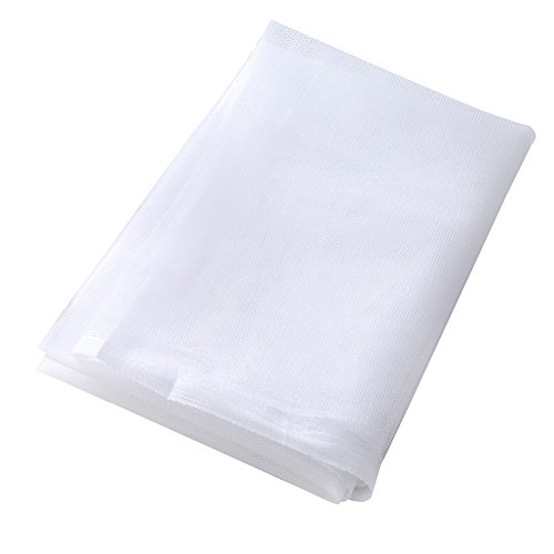 Yingwei DIY Weiß Fenster-Bildschirm Vorhang Schutz Flyscreen Ineinander greifen-Netz Insekt-Fliegen-Wanzen-Moskito-Motten-Tür Netting mit 150*130cm - 3