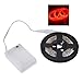 Produktbild LED Leiste Strip mit Batteriehalter, rot , Länge nach Ihrer Auswahl L= 50cm / 1m / 2m , Batterie betrieben Hintergrund- Unterbau- Fahrrad- Beleuchtung