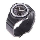 MagiDeal 1/6 Schwarze Uhr Armbanduhr Für 12 Zoll Soldat Action Figur Körper - # A