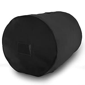 HANGERWORLD 10 Schwarze Aufbewahrungssäcke 50x60cm Wäschesack Lagerung