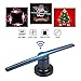 Price comparison product image Vbestlife 3D Hologram Advertising Display, Portable LED Fan Player Graphic 3D Photos and Videos come with 8GB TF Card for Business,Store, Shop, Bar, Casino, Holiday Events Display(uk plug)