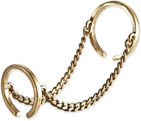 Jenny Bird Women's 14ct Gold Plated Caten Ring Size - K