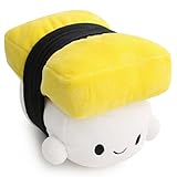Sushi Coussin Japonaise nourriture Sushi mignon Oreiller Peluche Toy oreiller pour dormir (yellow)