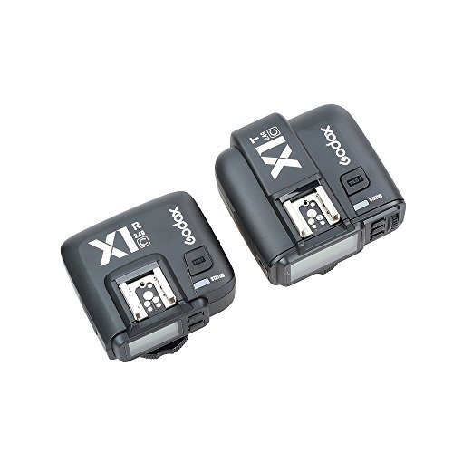 Godox X1C E-TTL Inalámbrico 2.4G Flash HSS 1/8000s 32 Canales Remote Transmisor Inalambrico + 2 x Receptor Disparador Kit para Canon EOS 650D 600D 550D 500D 5D Serie Cámaras+ LETWING DIGITAL Paño (X1C kit + X1C-R)