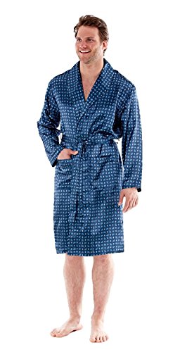 Herren PAISLEY Satin Morgenmantel Roben und Satin Pyjama-Sets M - XXL