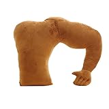 Missley Halten Freund Kissen Muskel-Arm-Mann Hug Körper warm Brown Bett schlafen Kissen - 2