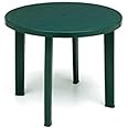 Bica Round Table, Resin, Green, 90 cm