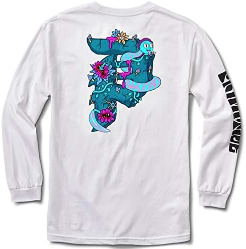 Primitive X Rick Morty Dirty P L/S T-Shirt White Skate Brand T-Shirts