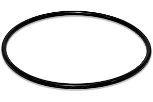 Flyshop Juego de 10 arandelas de goma negra con junta tórica, 90 x 85 x 2,5 mm (9,0 x 8,5 x 0,25 cm)