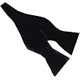 Self Tie Black Velvet Bow tie