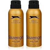 Slazenger Activesport Gold Deodorant Spray (150 ml) 2 pack