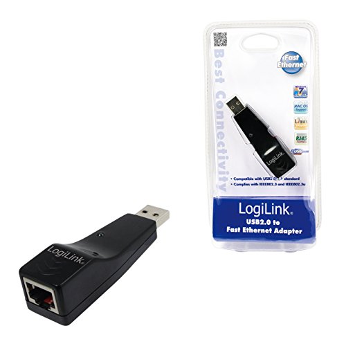 LogiLink Fast Ethernet USB 2.0 to RJ45 Adapter - 3
