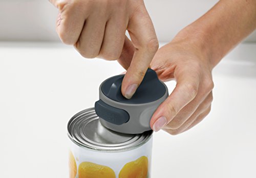 Joseph Joseph Compact Dosenöffner, eine einfach Drehgriff, grau - 2