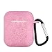 Produktbild Airpods Case 2 in 1 Premium Silikon Kratzfestes Airpods Schutzhüllen Set für Airpods-Ladeetui mit Airpod Etui/Ohrhaken (Pink)