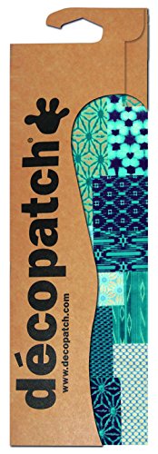 DecoPatch Papier Muster Mix, Blau, 3 Stück