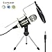 Price comparison product image PC Microphone-Computer Microphone Plug And Play, Microphone for PC/Computer/iphone, Recording Microphone with Stand, Mic For Windows,Mac Computer