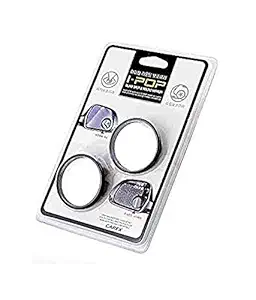 Automaze i-Pop Plastic Flexible Car Blind Spot Convex Side Rear View Mirror.
