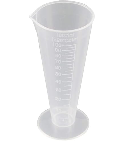 Bicchieri Misurini Plastica 100ml - 2 Pezzi Con Scala Graduata Per Cucina - Foto 12