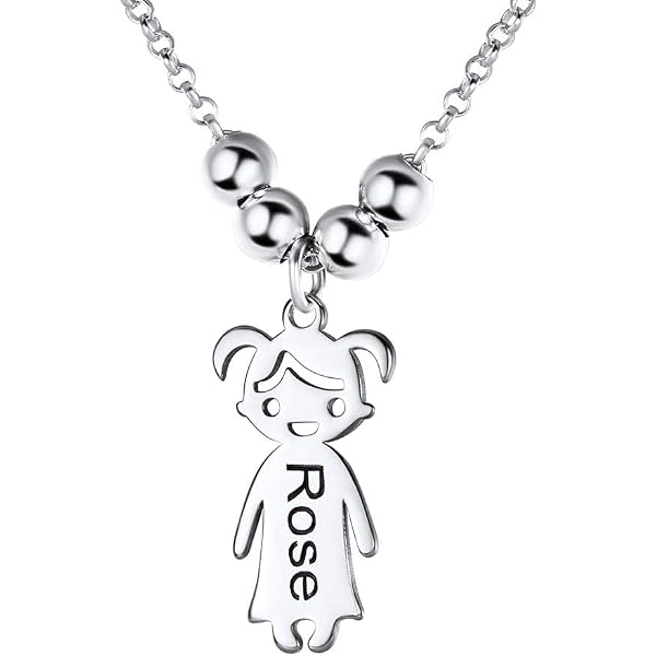 Collana Personalizzata Da Ragazza Con Nome In Oro Rosa E Diamante Cappagli Gioielli 40832 Zoom