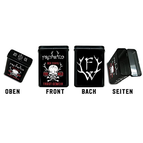 Preisvergleich Produktbild Frei.Wild - "Teufel" Blech-Zigarettenbox, Farbe: Schwarz