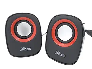 2.0 USB Speaker Xcess XS242 USB Powered Multimedia Speaker - Black