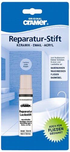 Lackstift für Sanitär (bahamabeige). Einkomponenten-Speziallack für Kratzer und Lackfehler im Haushalt