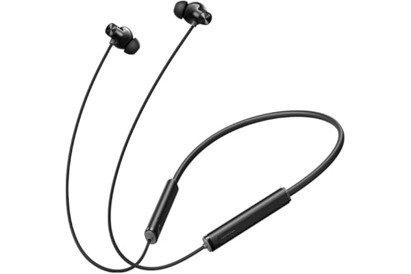realme Buds Wireless 5 ANC in Ear Bluetooth Headphones,50dB ANC, 13.6mm Dynamic Bass Driver,360° Spatial Audio,45ms Low Latency,Upto 38hrs Playback,IP55 Rating,Dual Device Connection (Midnight Black)