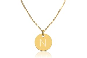 GD GOOD.designs EST. 2015 Collares para mujer con colgante iniciale oro I Collar letra - Longitud 40+5 cm - Cadena chapada en Oro 18k