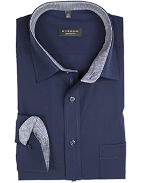 ETERNA Langarm Hemd COMFORT FIT Chambray unifarben