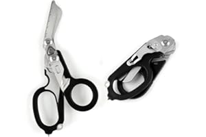 YUYTE Notfallschere,Medizinische Verbandschere,Multifunktionsschere für Rettungskräfte,rettungsschere,Faltbare multifunktionale Schere für medizinisches Fachpersonal