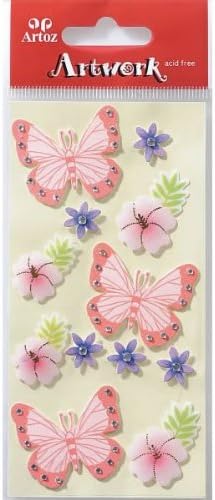 Butterflies and Flowers Craft Embellishment