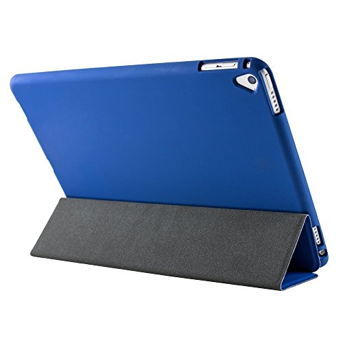 KHOMO iPad Pro 9.7 Zoll Hülle Case Dunkelblau Gehäuse mit doppelten Schutz ultra dünn und leicht, Smart Cover Schutzhülle fur das Neue Apple iPad Pro 9.7 – Italic Dark Blue - 3