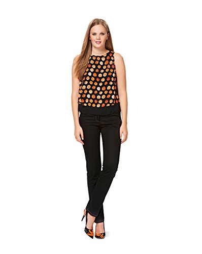 Burda 6541 Schnittmuster Top & Kleid ärmellos (Damen, Gr. 32 – 44) Level 1 super easy - 3