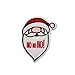 Produktbild Junjie 10 Stücke Weihnachten Elch Schneemann Weihnachtsmann Ornamente DIY Schmuck Geschenk Dekoration Handwerk Kunststoff + Harz Cartoon Platz Diamand